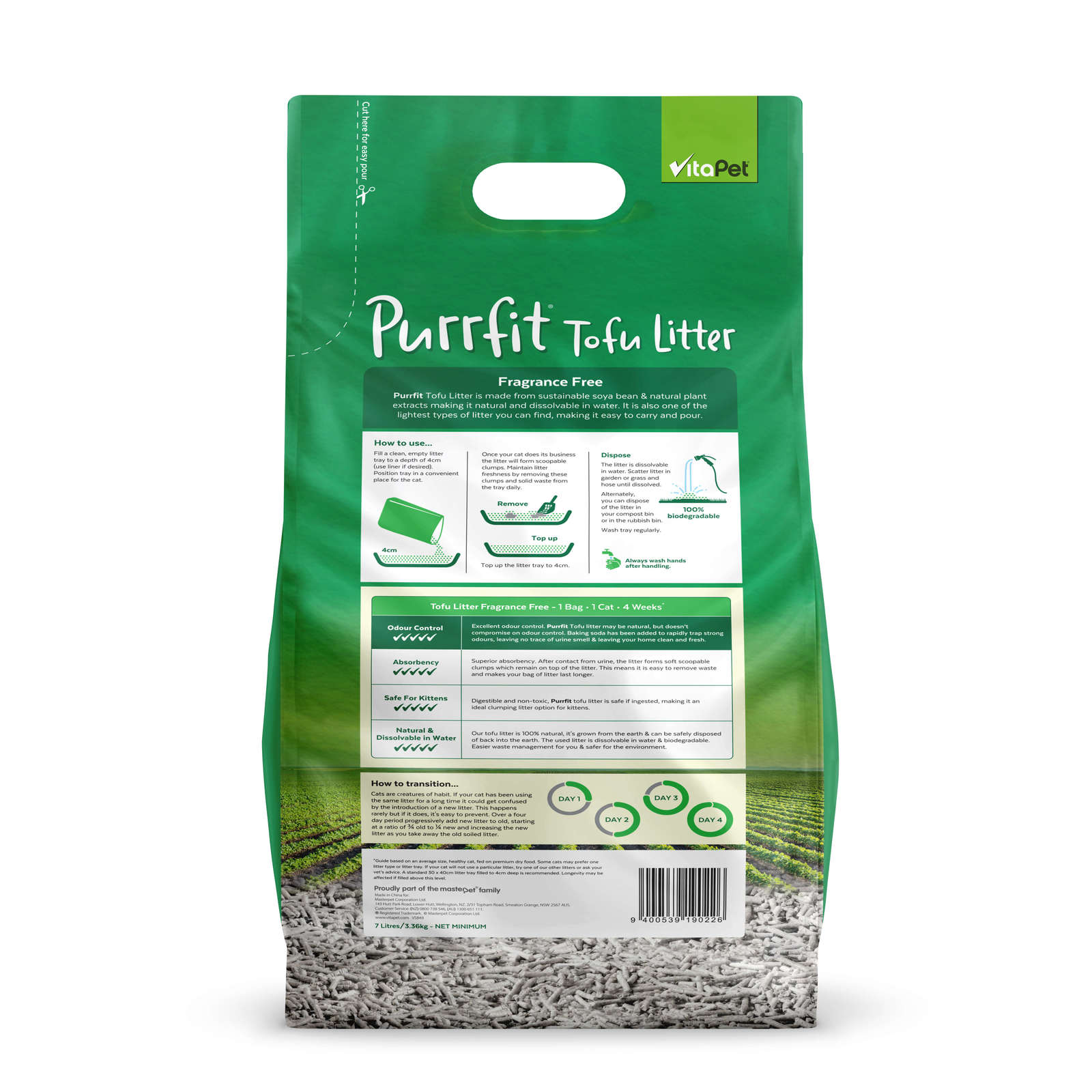 Vitapet: Natural Tofu Litter (7L) image