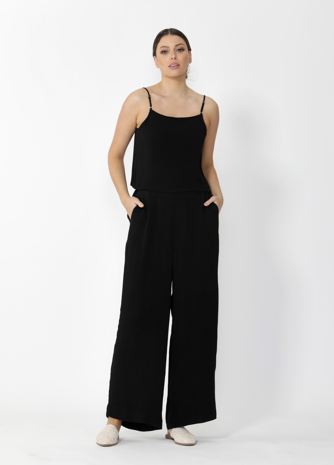 Sass: Pilar Pant - Black (Size 14)