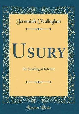 Usury by Jeremiah O'Callaghan image