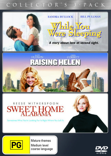 While You Were Sleeping / Raising Helen / Sweet Home Alabama (3 Disc Set) on DVD image