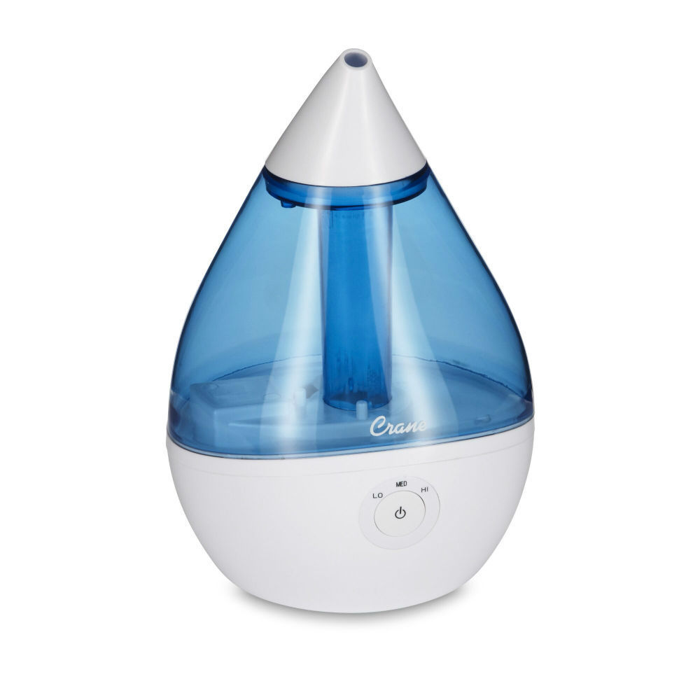 Crane Ultrasonic Vaporiser Droplet - White/Blue image