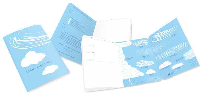 The Unemployed Philosophers Guild: Cloudspotting - Large Notebook image
