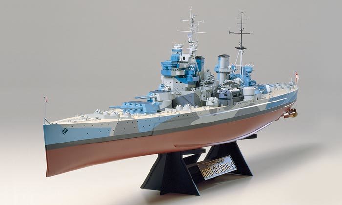 Tamiya 1/350 British Battleship King George V - CL010 - Model Kit image