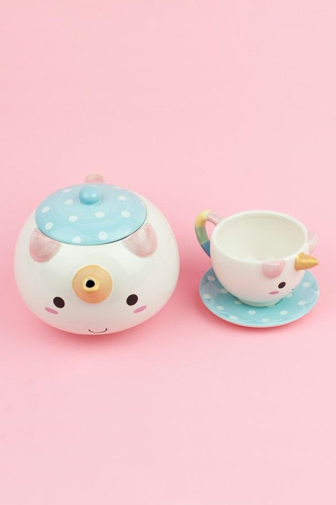 Elodie Unicorn Teapot Set