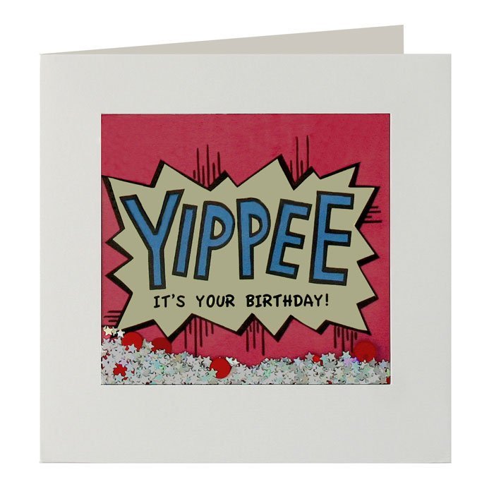 James Ellis: Yippee Birthday Shakies - Greeting Card image