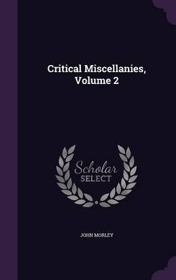 Critical Miscellanies, Volume 2 image