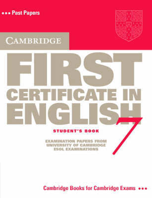 Cambridge First Certificate in English 7 Student's Book by Cambridge ESOL image