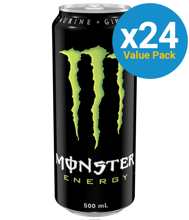 Monster Energy Drink 500ml (24 Pack) image