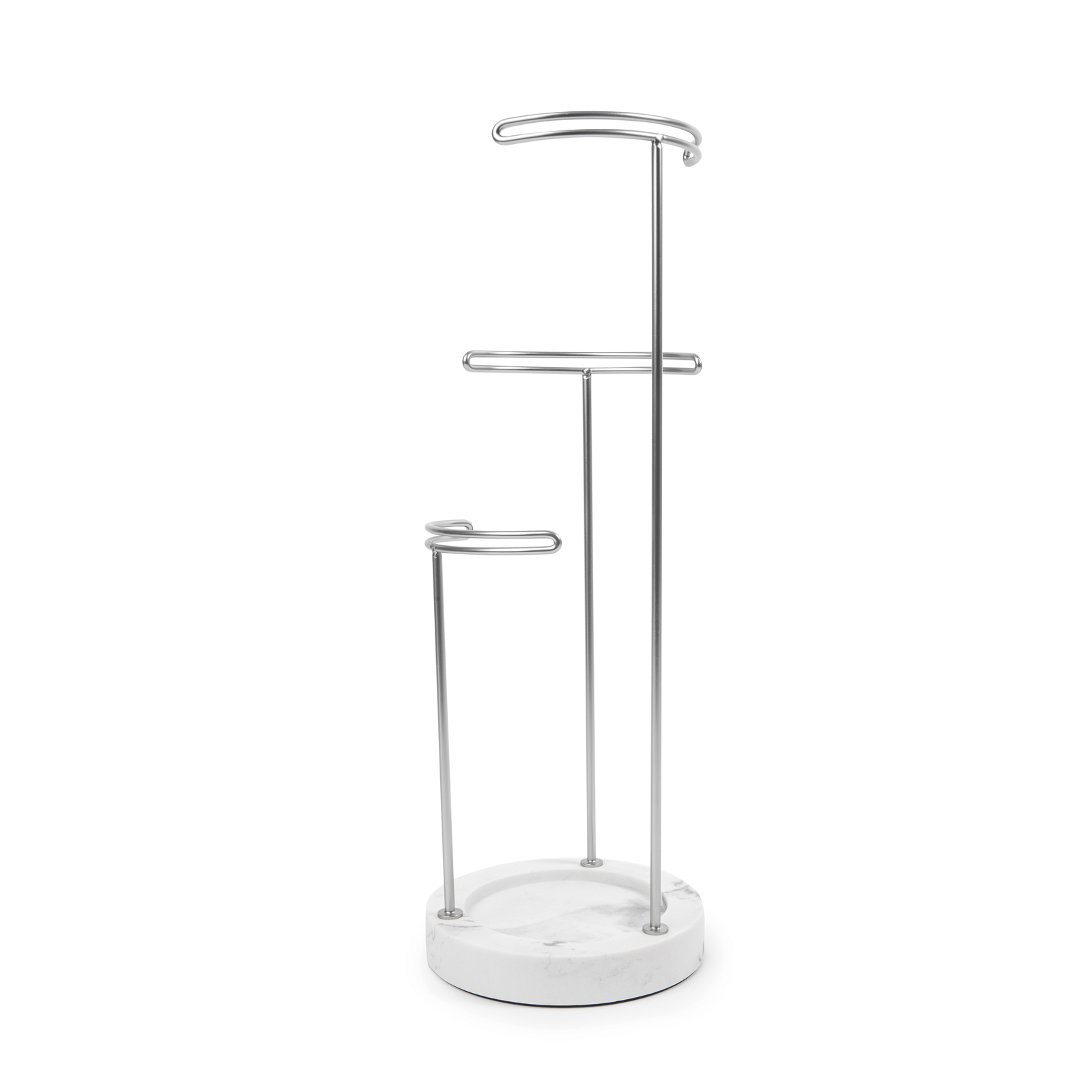 Umbra Tesora Jewelry Stand White Nickel at Mighty Ape NZ