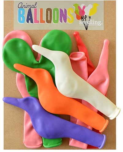 Seedling: Animal Balloons - 7 Pack