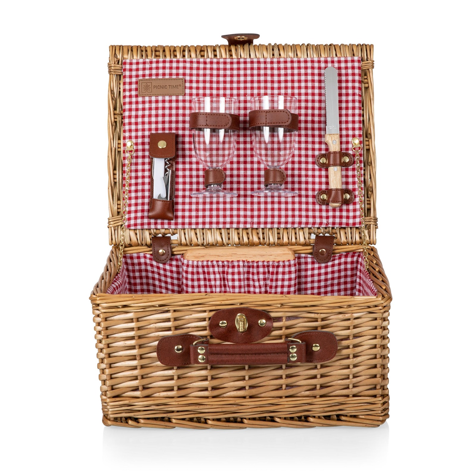 Picnic Time: Classic Wine and Cheese Basket image