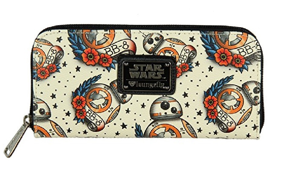 Loungefly Star Wars BB-8 Tattoo All Over Print Wallet image