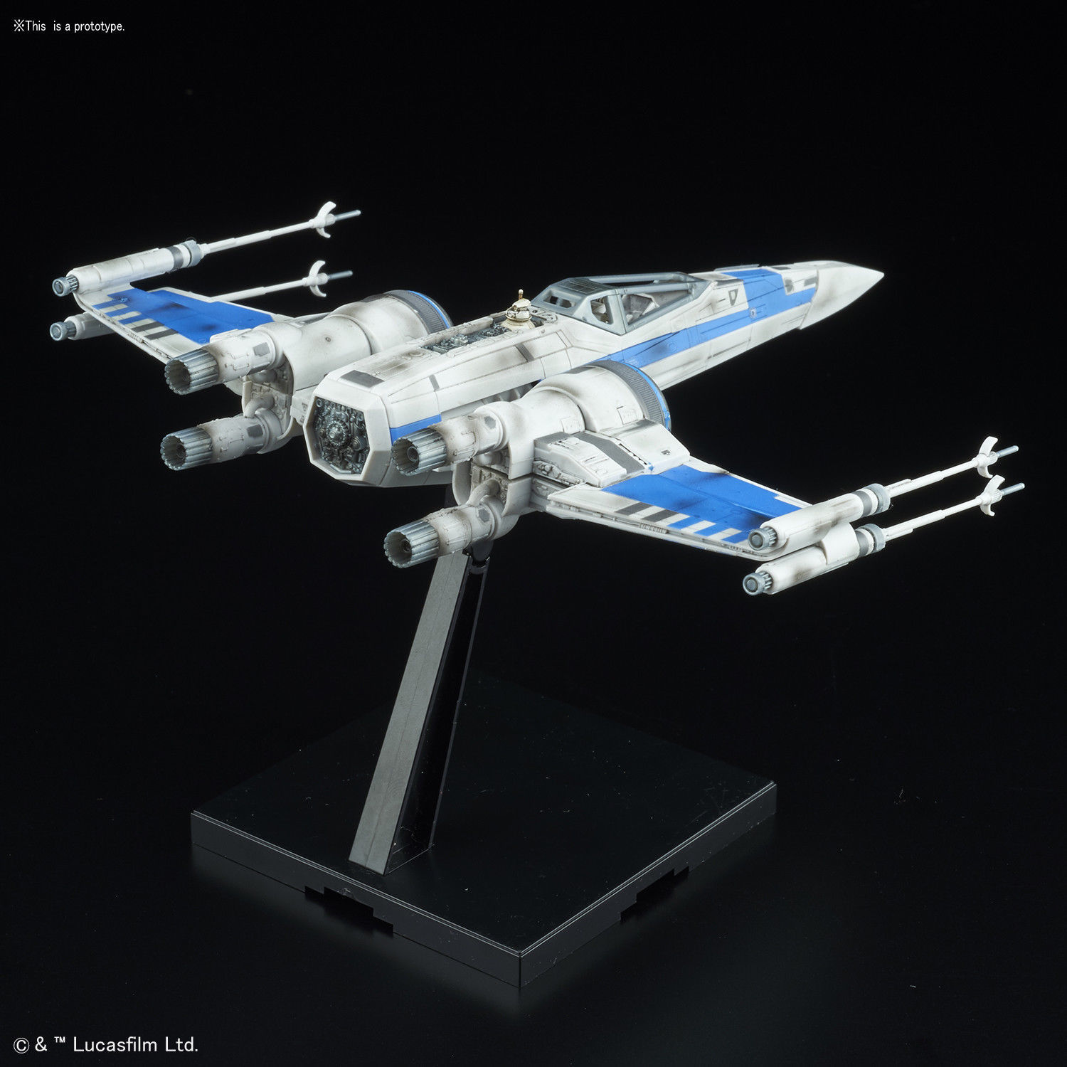 Star Wars 1/72 Blue Squadron Resistance X-Wing - Model Kit