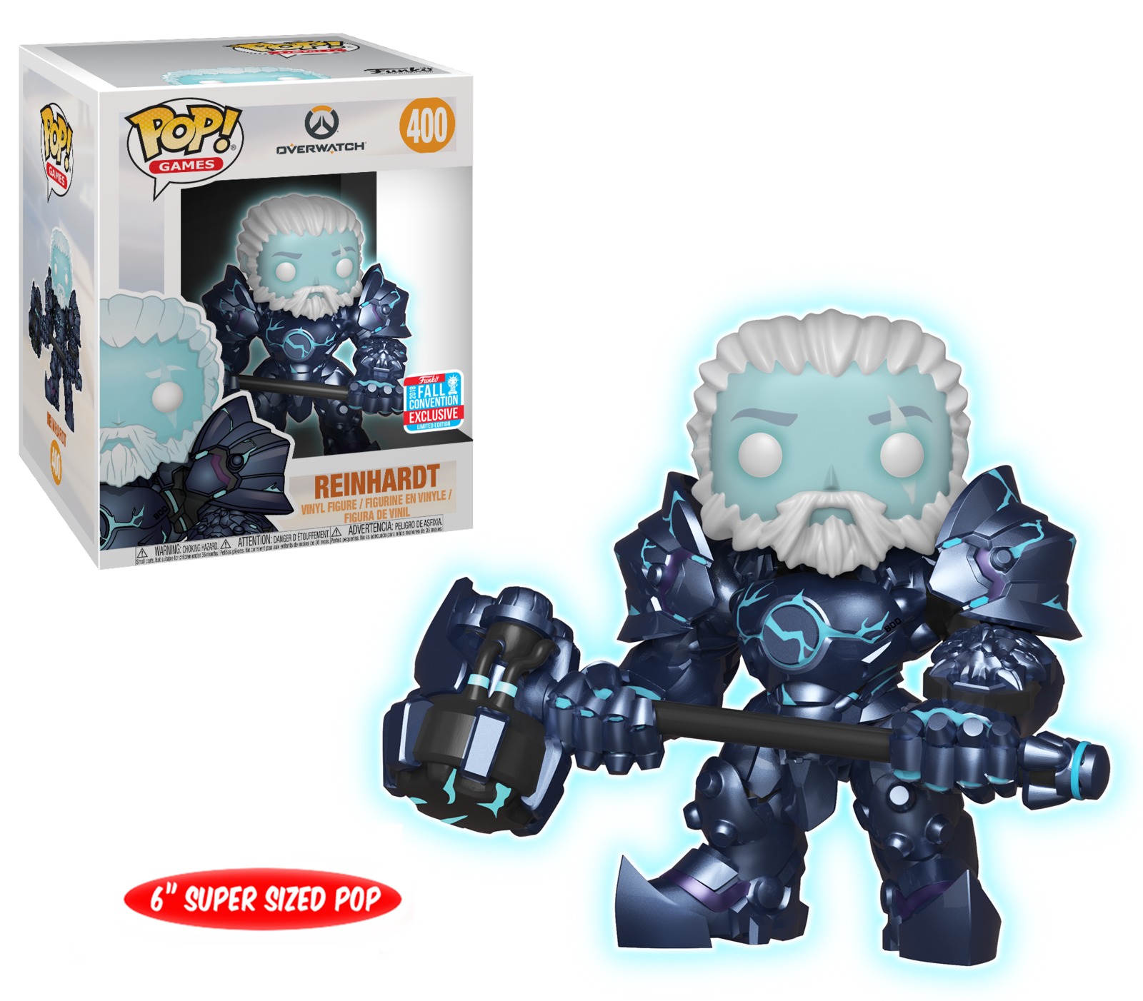 Overwatch - Reinhardt (Coldhardt Skin) 6" Pop! Vinyl Figure image