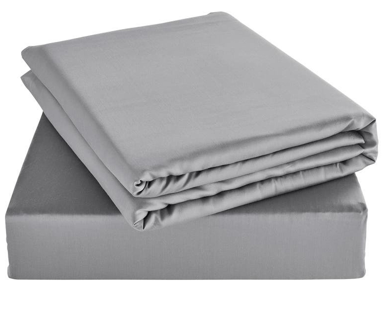 Ovela 100 Natural Bamboo Bed Sheets Set (Silver, Double) at Mighty