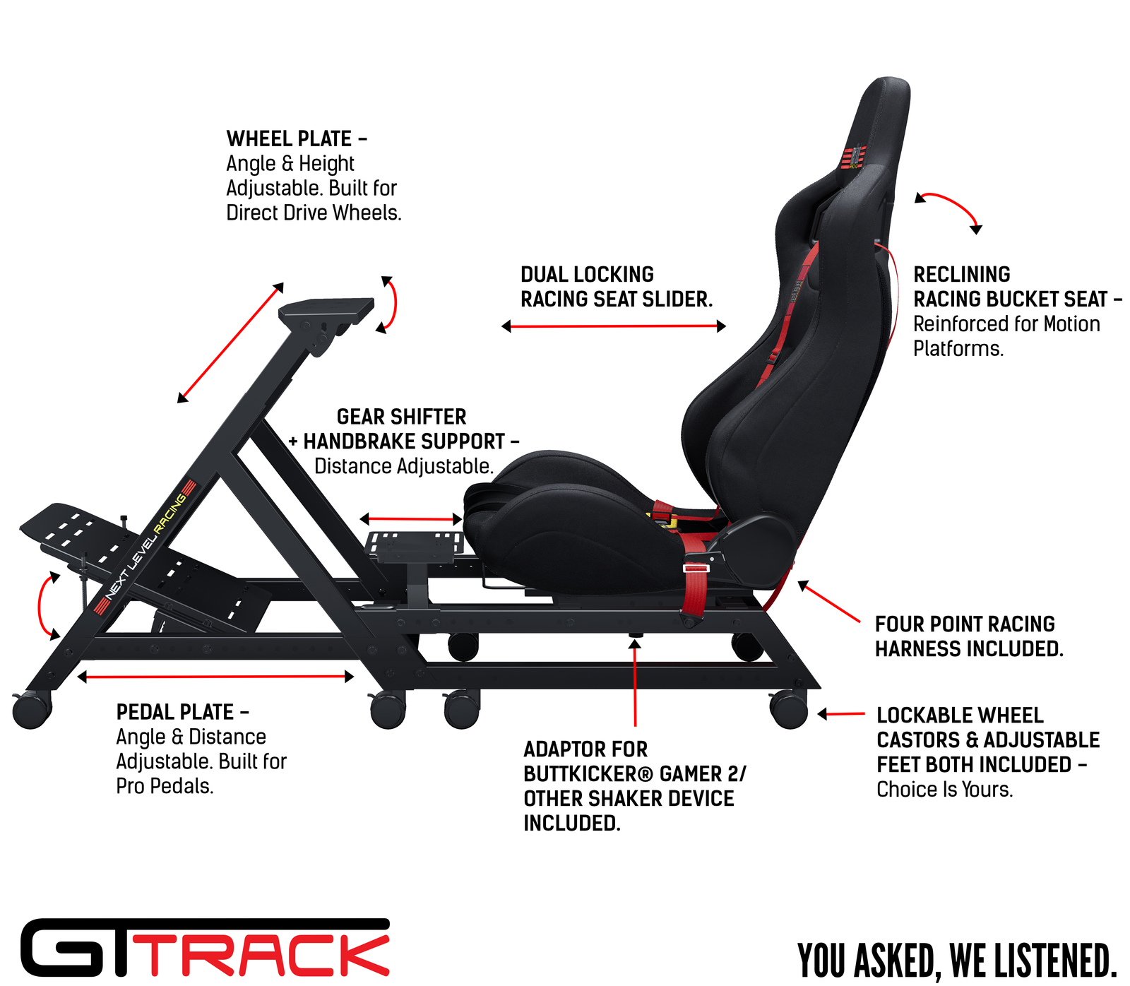 Next Level GT Track Simulator Cockpit for image
