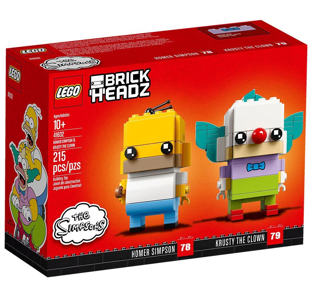 LEGO Brickheadz: Homer Simpson & Krusty the Clown (41632) image