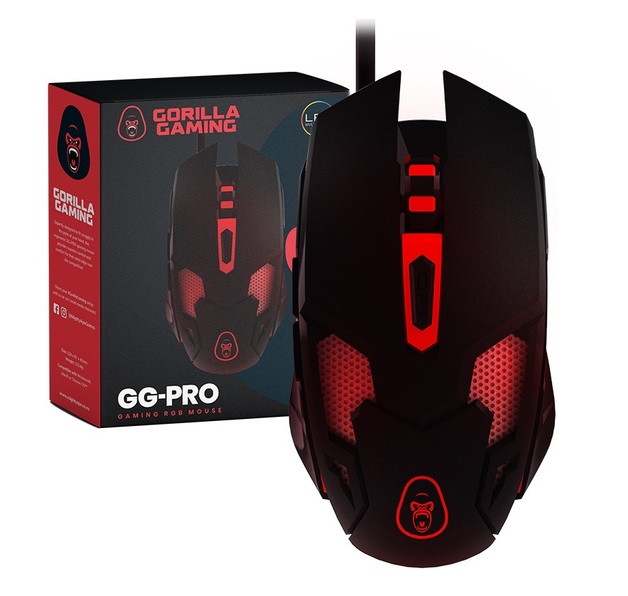 Gorilla Gaming Pro RGB Gaming Mouse for PC