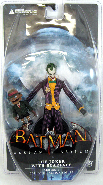 Batman Arkham Asylum Joker Action Figure (with Scarface) - Series 1 image