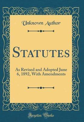 Statutes by Unknown Author image