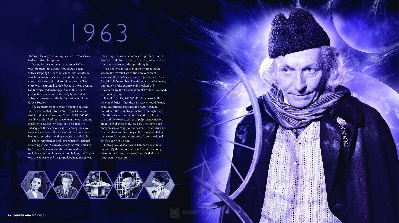 Doctor Who: The Vault - Treasures from the First 50 Years by Marcus Hearn image