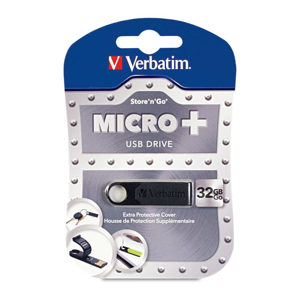 Verbatim Store'n'Go Micro+ USB Drive - 32GB (Black)