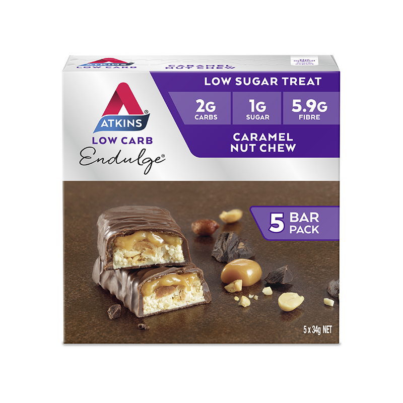 Atkins Endulge Bars - Caramel Nut Chew (5 x 34g) image