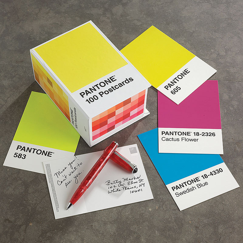 Buy Pantone 100 Postcards at Mighty Ape NZ