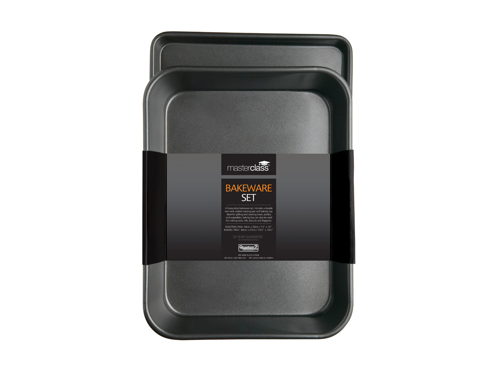 MasterClass: Non-Stick Bakeware Twin Pack (34cm) image