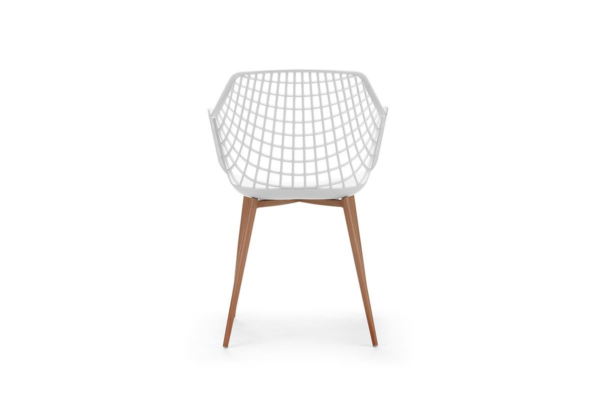 Buy Ovela Set of 2 Leerdam Armchairs White at Mighty Ape NZ