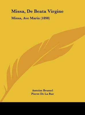 Missa, de Beata Virgine image