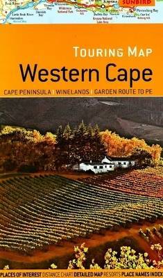Touring Map of Western Cape: Cape Peninsula, Winelands, Garden Route to PE by John Hall image