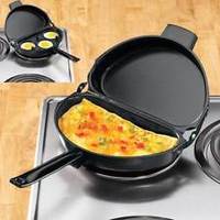 Non-Stick Omelette Pan with Poacher