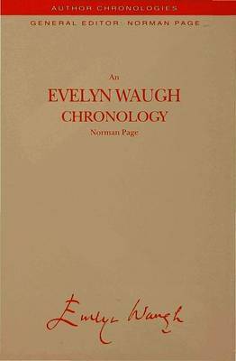 An Evelyn Waugh Chronology by N Page image