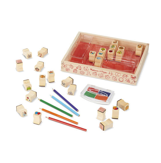 Melissa & Doug: Favorite Things Wooden Stamp Set