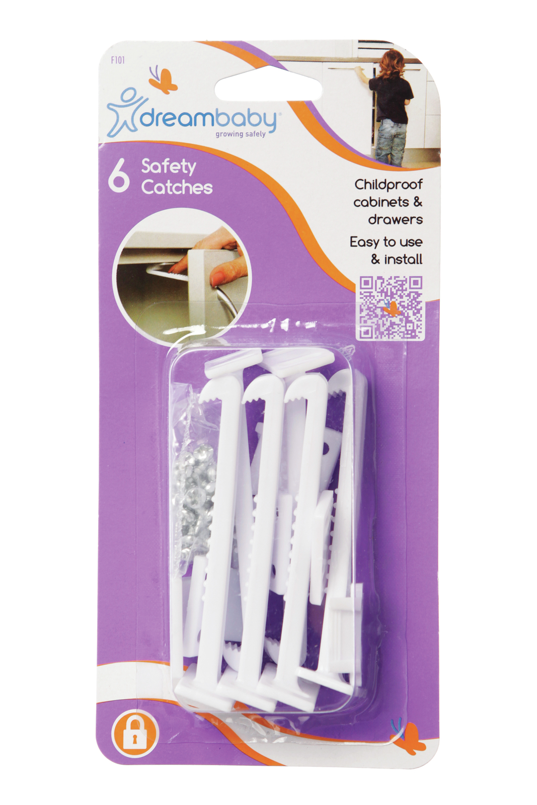 Dreambaby Safety Catches - 6 Pack