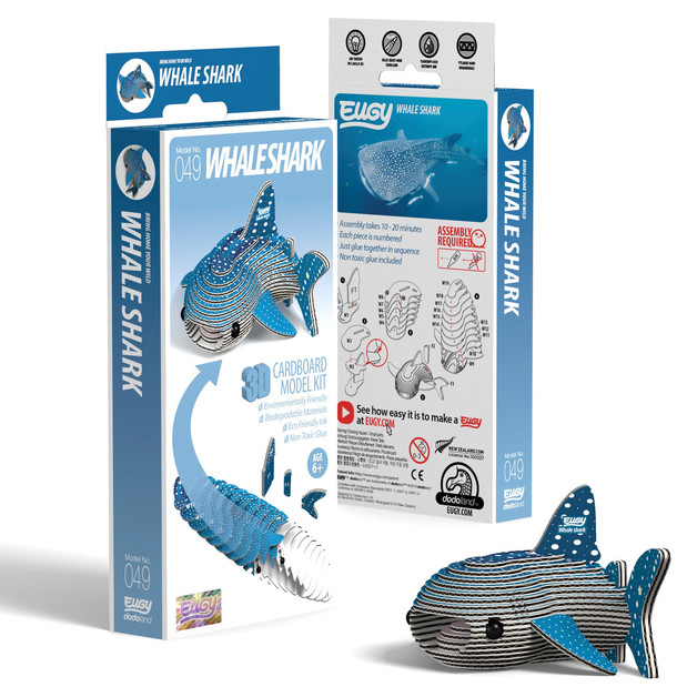 Eugy: Whale Shark - 3D Cardboard Model