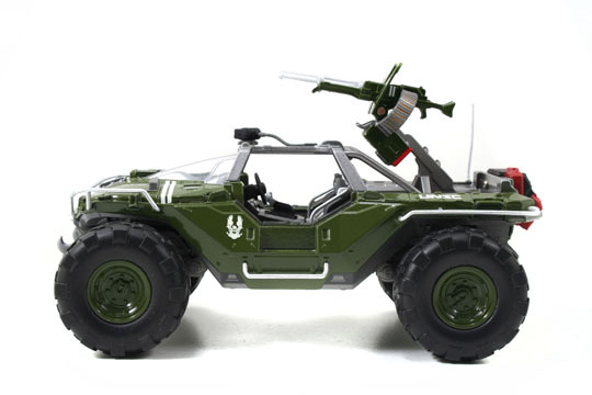 Halo 4 Die Cast - 7" UNSC Warthog + Master Chief & Marine Figures