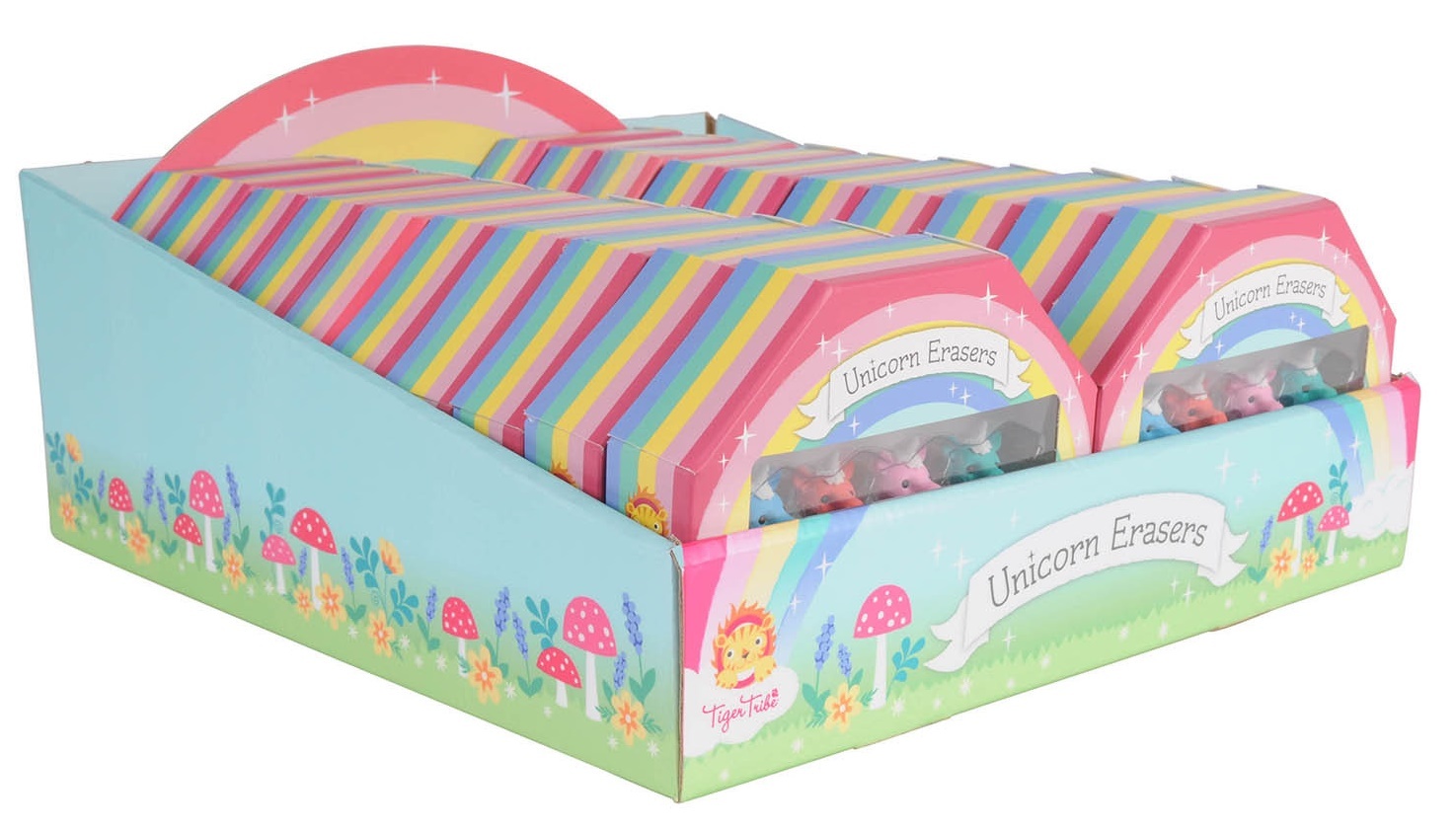 Tiger Tribe: Unicorn Eraser Set image