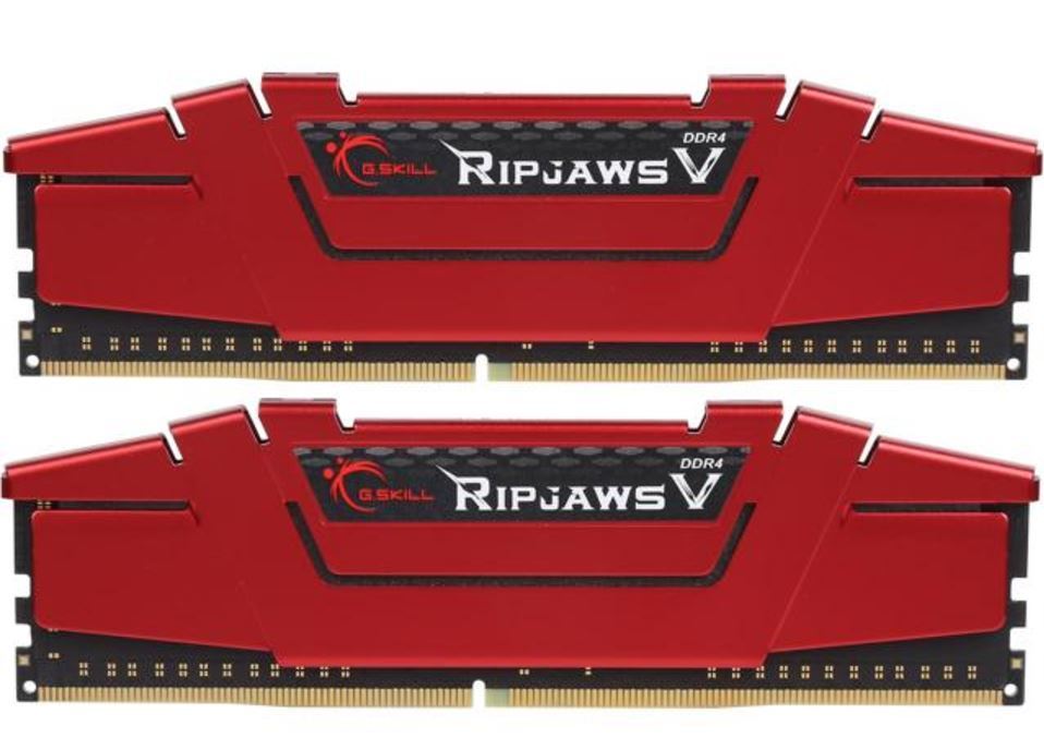 2 x 8GB G.SKILL Ripjaws V 2666Mhz DDR4 Ram - Red image