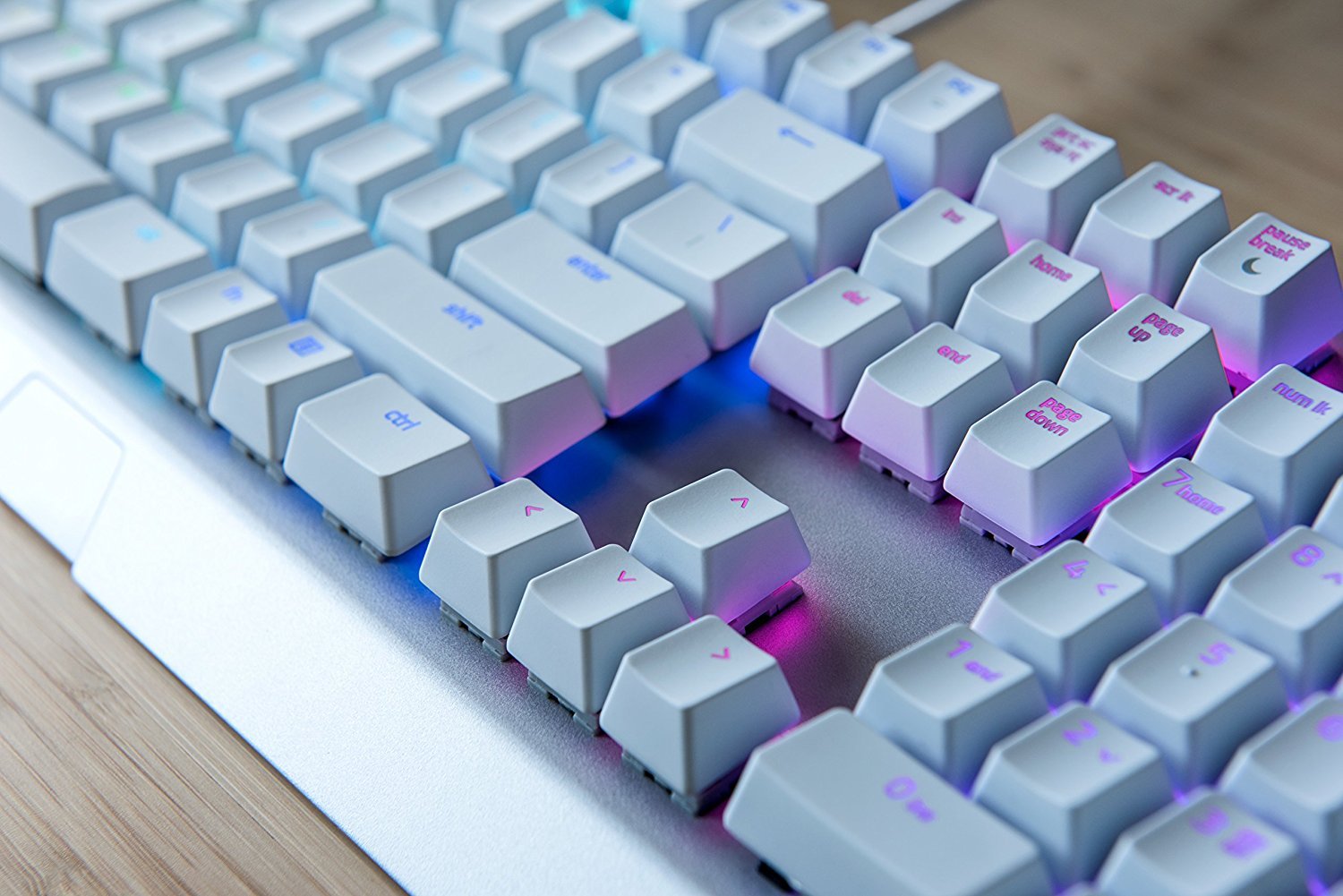 Razer BlackWidow Chroma X Gaming Keyboard - Mercury Edition for PC Games image