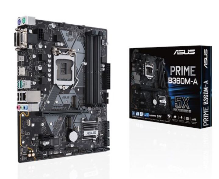 Asus Prime B360M-A Intel B360 M-Atx Coffee Lake Socket 1151 Motherboard image