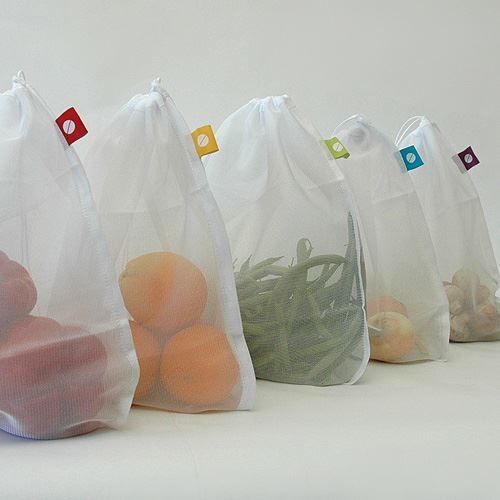 Mesh Produce Bags - Set of 5