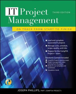 IT Project Management: On Track from Start to Finish by Joseph Phillips image