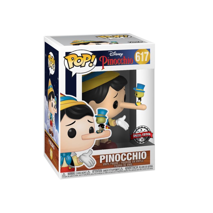 Disney: Pinocchio with Jiminy Pop! - Pop! Vinyl Figure