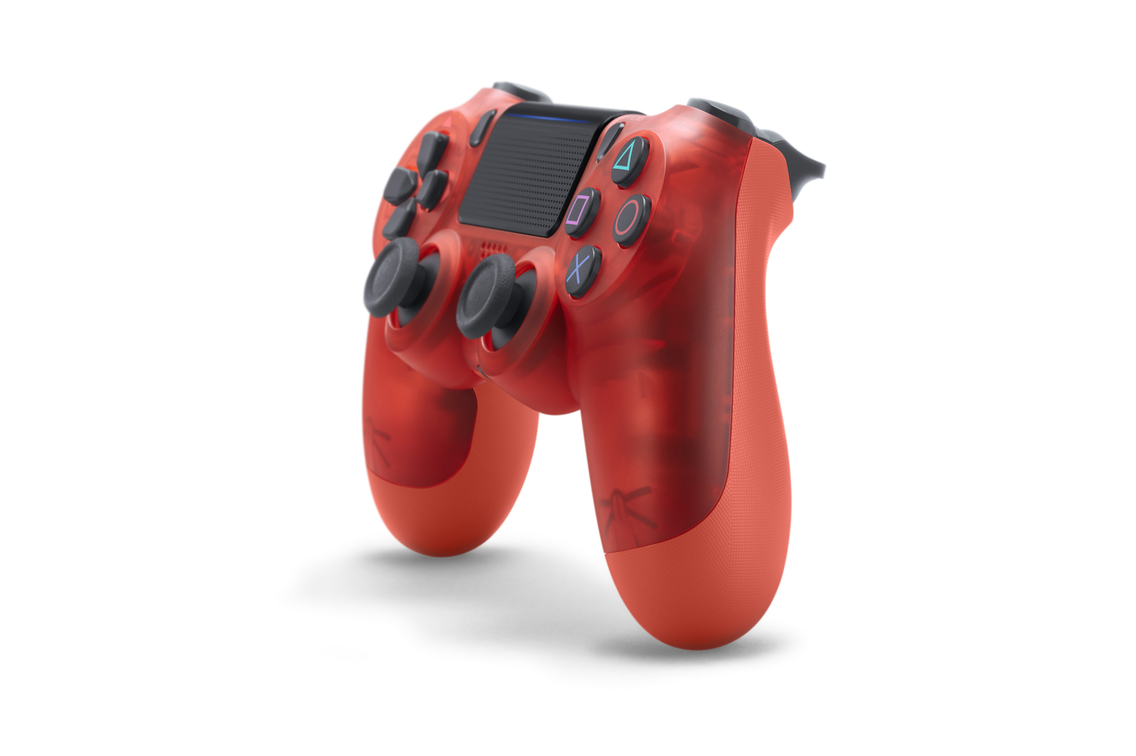 PlayStation 4 Dual Shock 4 v2 Wireless Controller - Red Crystal on PS4