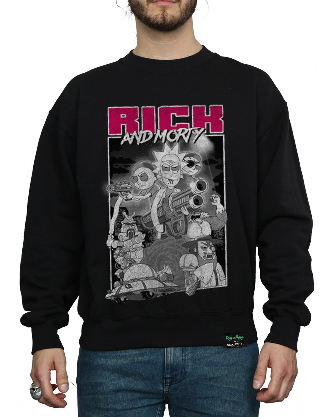 Rick and Morty: Guns Sweatshirt (XX-Large)