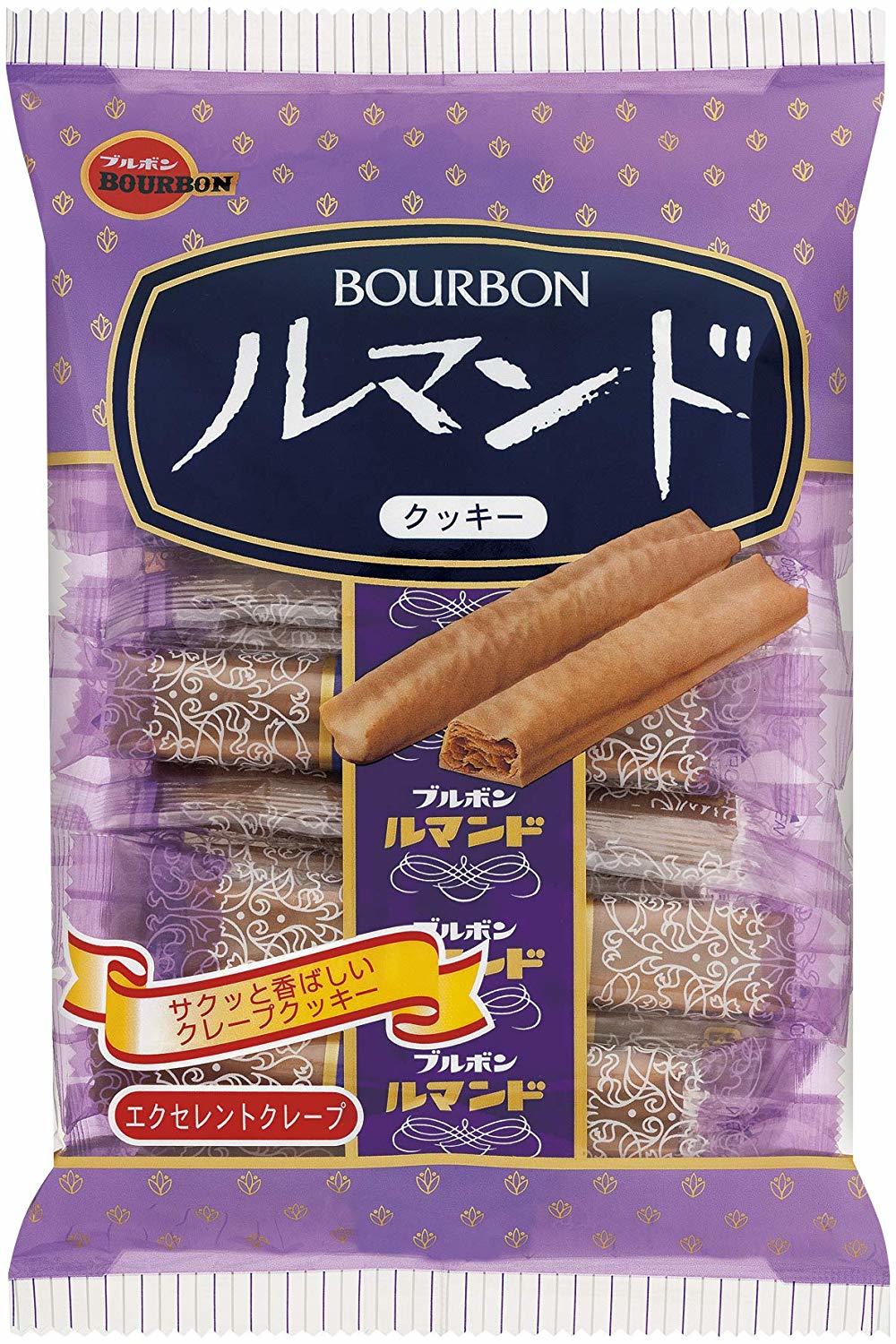 Lumonde Bourbon Crispy Crepe Biscuit Stick 96g image