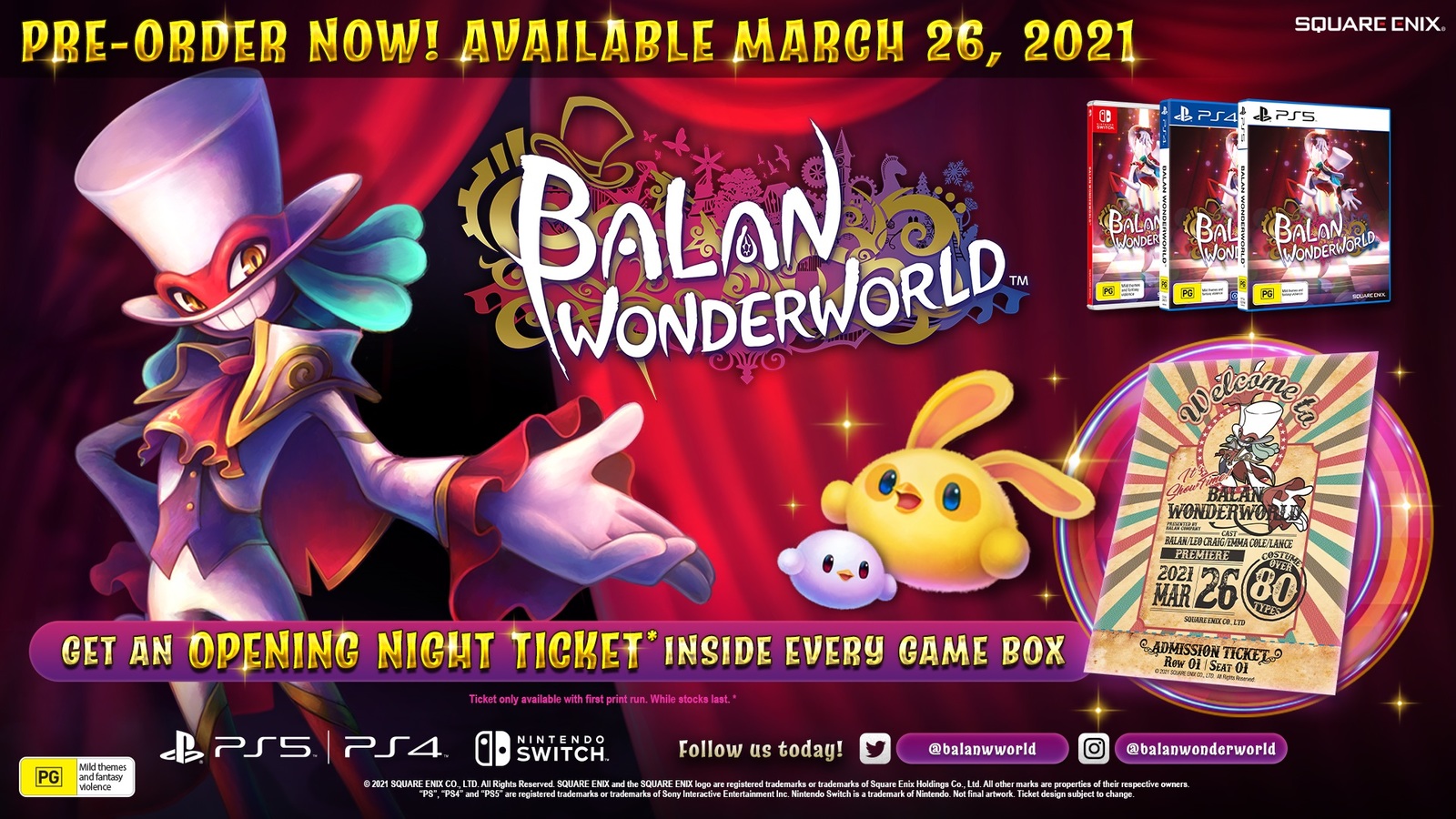 Balan Wonderworld Day One Edition PS5 Buy Now at Mighty Ape NZ