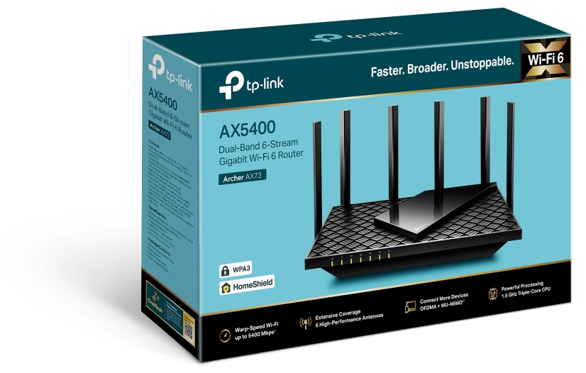 TP-Link AX5400 Dual-Band Gigabit Wi-Fi 6 Router